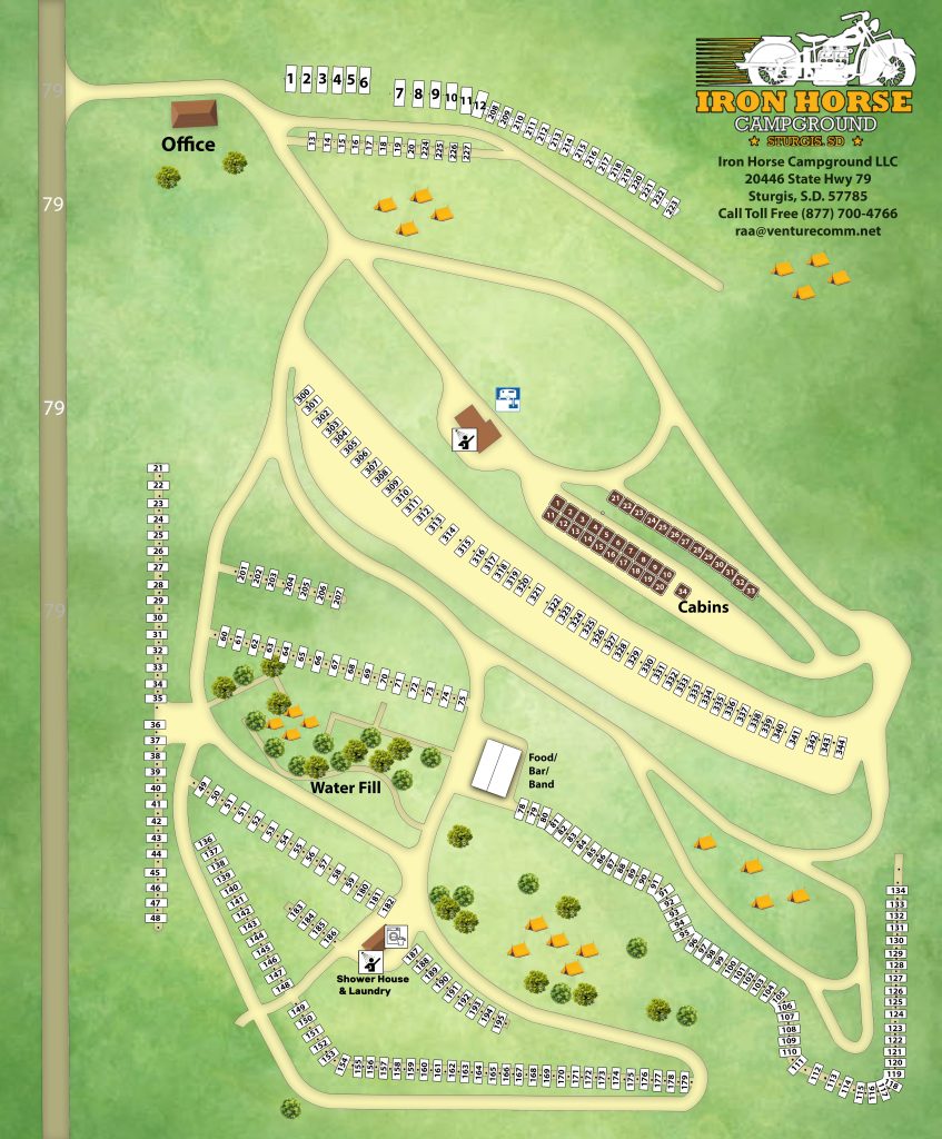 Iron Horse Camp Map
